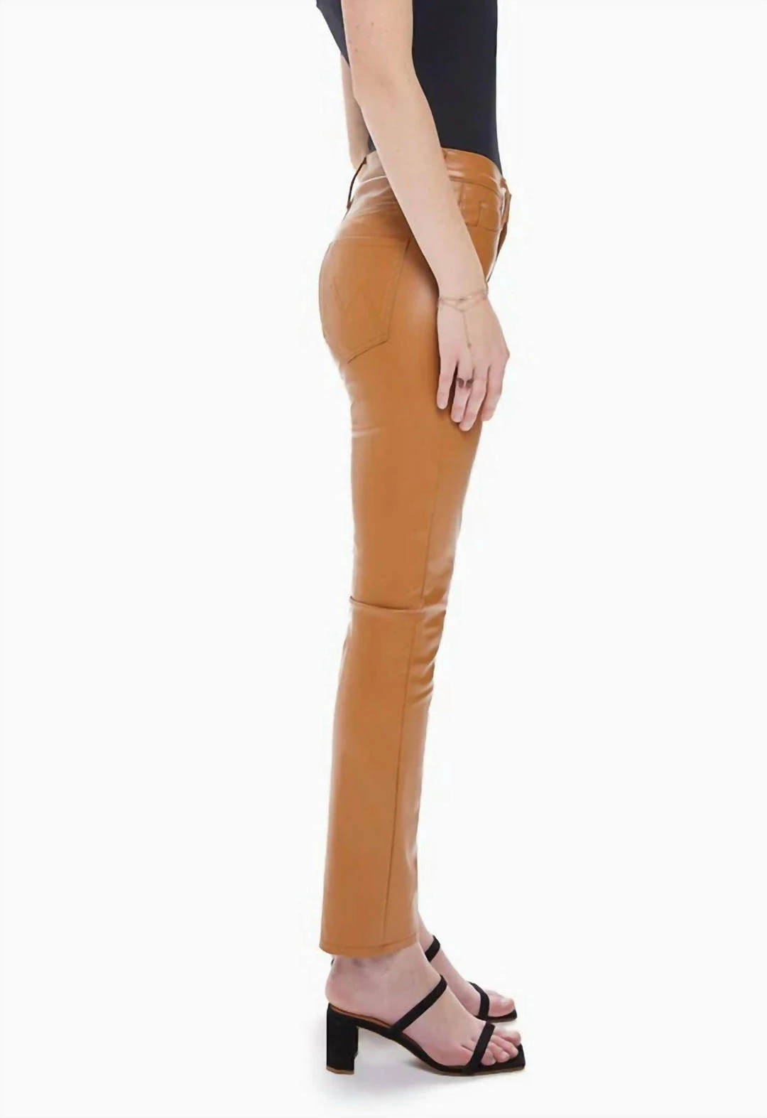 Outlet ⌛ Mother 👩 women Mid Rise Dazzler Ankle Pants in Cashew 🌟 4 Outlet ⌛ Mother 👩 women Mid Rise Dazzler Ankle Pants in Cashew 🌟 - Image 2