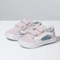 Cheapest 👍 Vans Kids - Comfycush Old Skool 👟 Shoes in Orchid Ice/True White ⭐