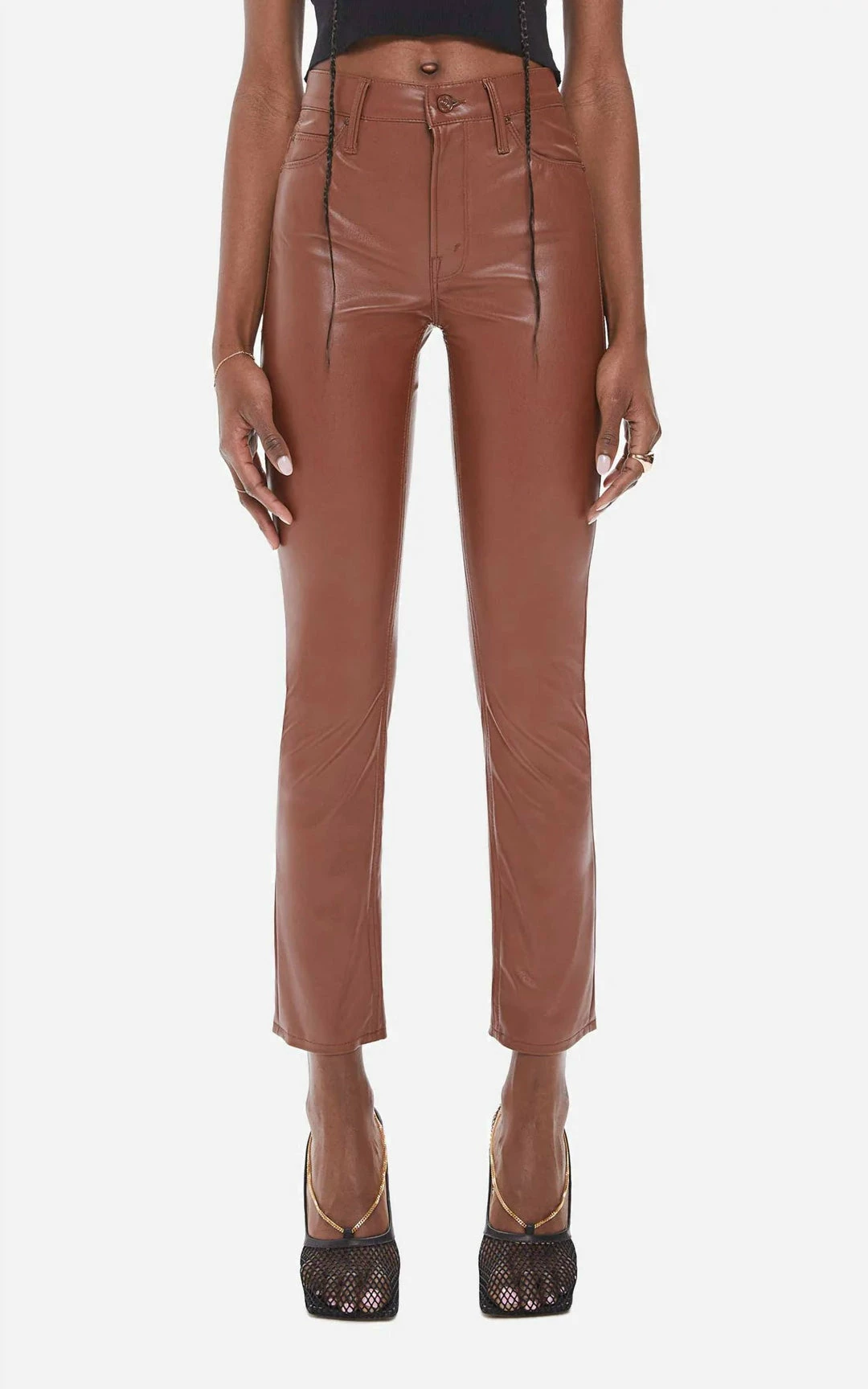 Coupon ๐งจ Mother ๐ฉ women Mid Rise Dazzler Ankle Pants in Friar Brown ๐ 3 Coupon ๐งจ Mother ๐ฉ women Mid Rise Dazzler Ankle Pants in Friar Brown ๐