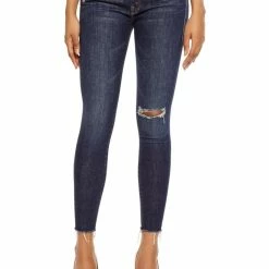 Discount 🤩 Mother Looker 👩 Womens Distressed Fray Ankle 👖 Jeans 🌟