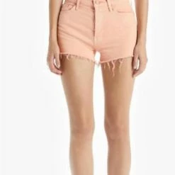 Discount ⭐ Mother 👩 women The Tomcat Kick Fray Short in Into The Midst 🎉