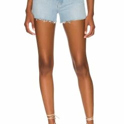 Best Pirce ๐ Mother ๐ฉ women The Scrapper Cut Off Fray Short in Mentally Elsewhere ๐คฉ