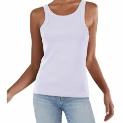 Promo ❤️ Mother The Chin Ups 👩 Womens Ribbed Knit Scoop Neck Tank Top 😉