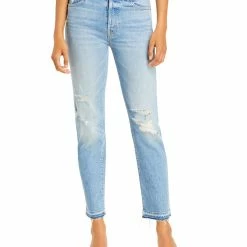 Brand new 👍 Mother Hiker Hover 👩 Womens Distressed High Waist Straight Leg 👖 Jeans ❤️