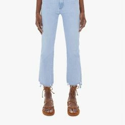 Buy 🎁 Mother 👩 women The Insider Crop Step Chew Jean in Mentally Elsewhere 😉