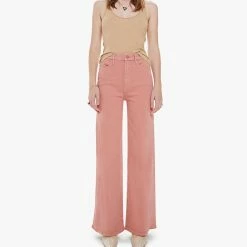 Top 10 🛒 Mother 👩 women High Waisted Roller Skimp Pant in Desert Sand 🔥