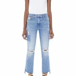 Budget β Mother π© women Insider Crop Step Fray Jean in We Are Castaways π