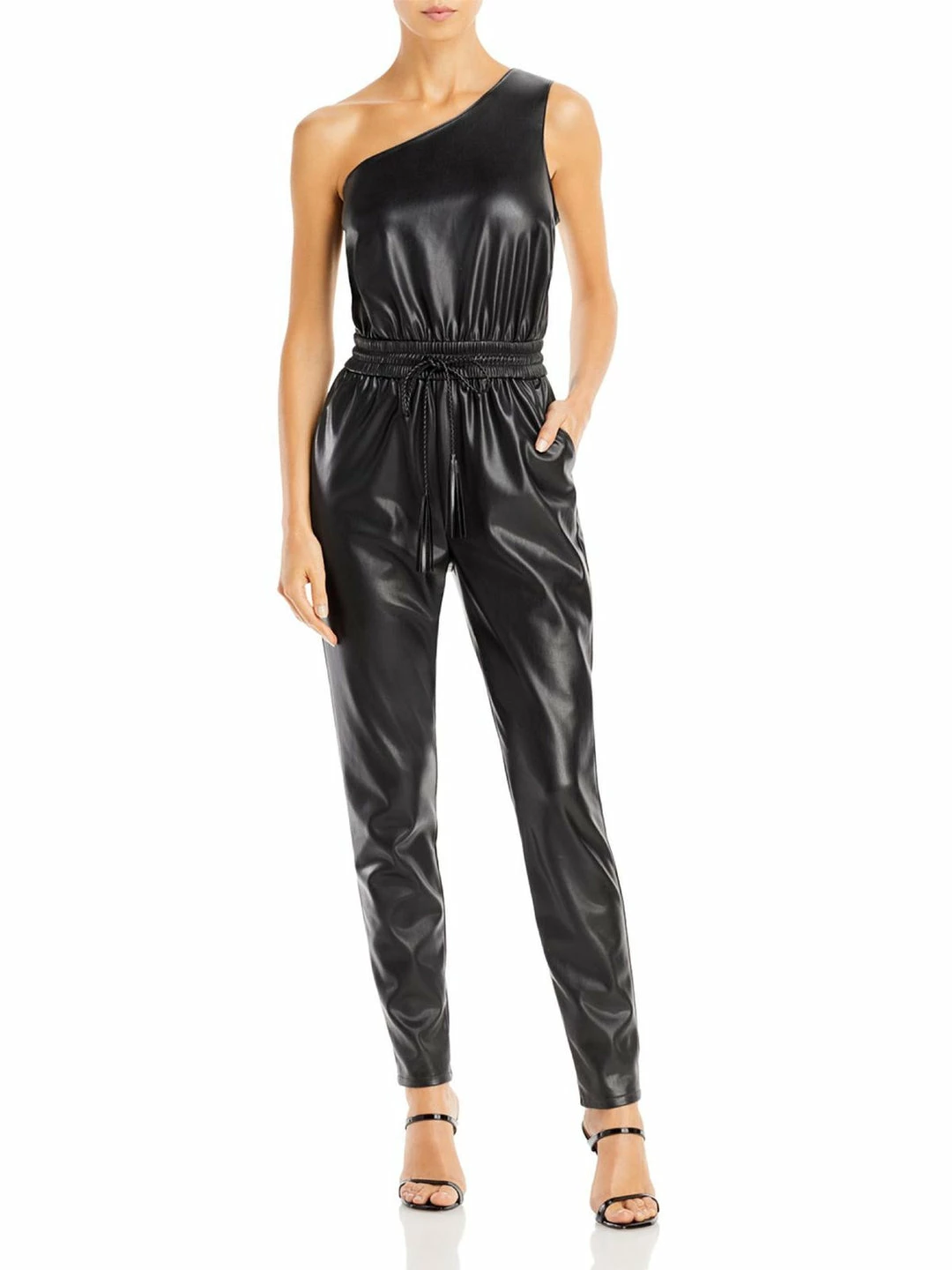 Cheapest ๐ฅฐ Mother Landslide ๐ฉ Womens Faux Leather Tie Waist Jumpsuit ๐คฉ 3 Cheapest ๐ฅฐ Mother Landslide ๐ฉ Womens Faux Leather Tie Waist Jumpsuit ๐คฉ