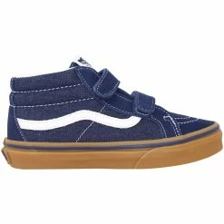 Deals 🔔 kids Vans Sk8-Mid Reissue V Blue/White-Gum VN0A346Y2EW Pre-School ⭐