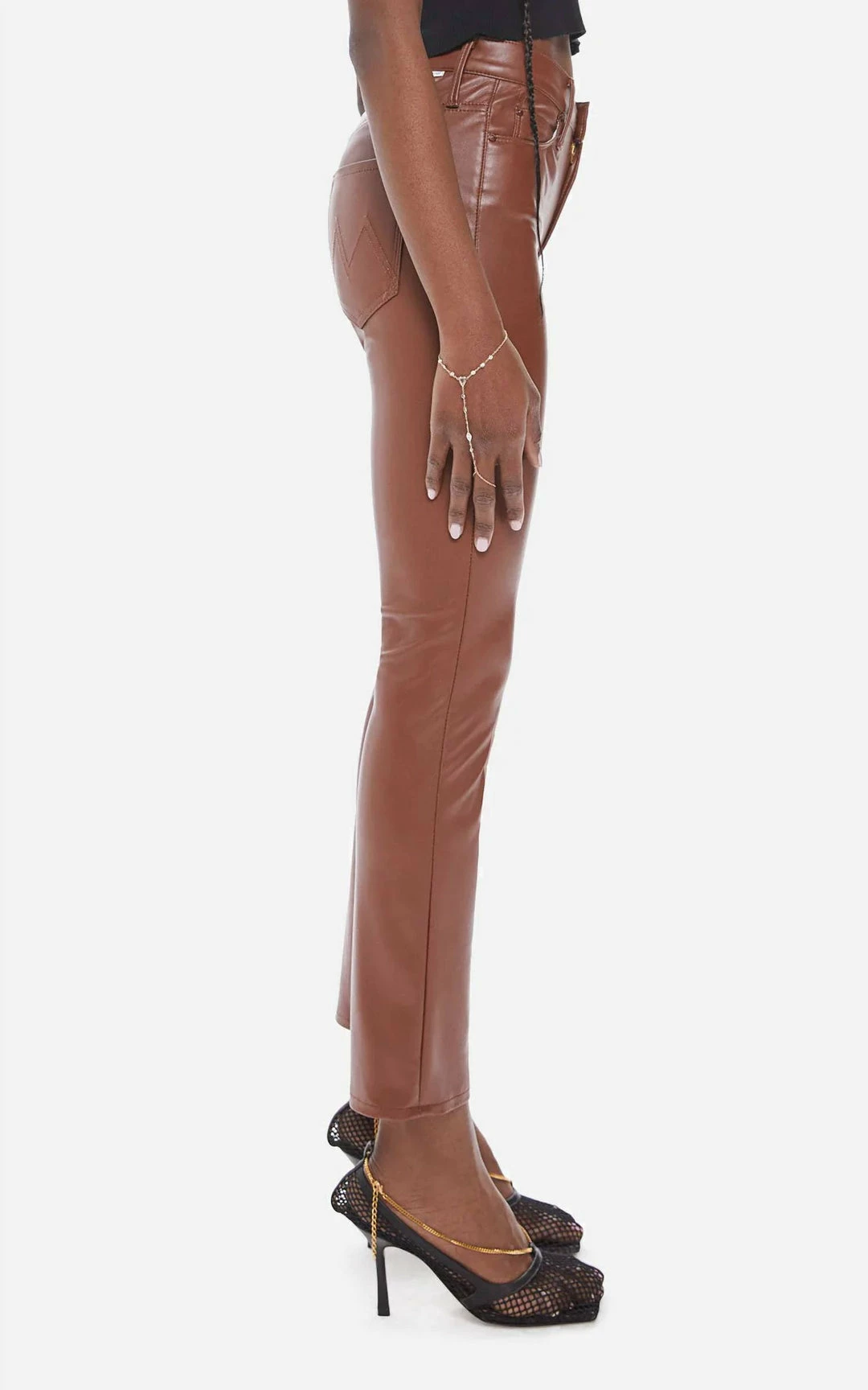 Coupon ๐งจ Mother ๐ฉ women Mid Rise Dazzler Ankle Pants in Friar Brown ๐ 4 Coupon ๐งจ Mother ๐ฉ women Mid Rise Dazzler Ankle Pants in Friar Brown ๐ - Image 2