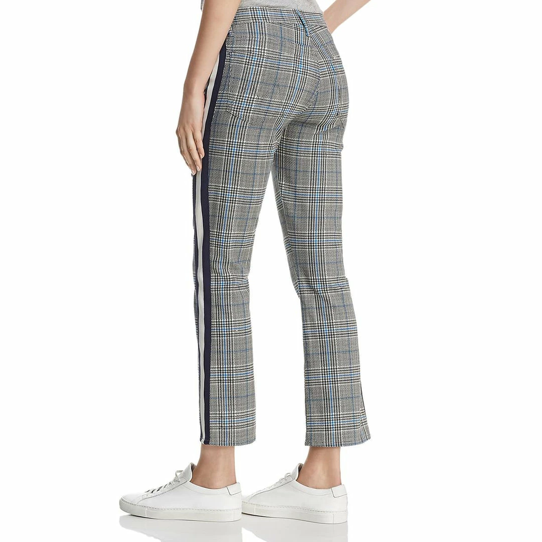 Hot Sale 😉 Mother Insider 👩 Womens Houndstooth Contrast Trim Ankle Pants 👍 4 Hot Sale 😉 Mother Insider 👩 Womens Houndstooth Contrast Trim Ankle Pants 👍 - Image 2