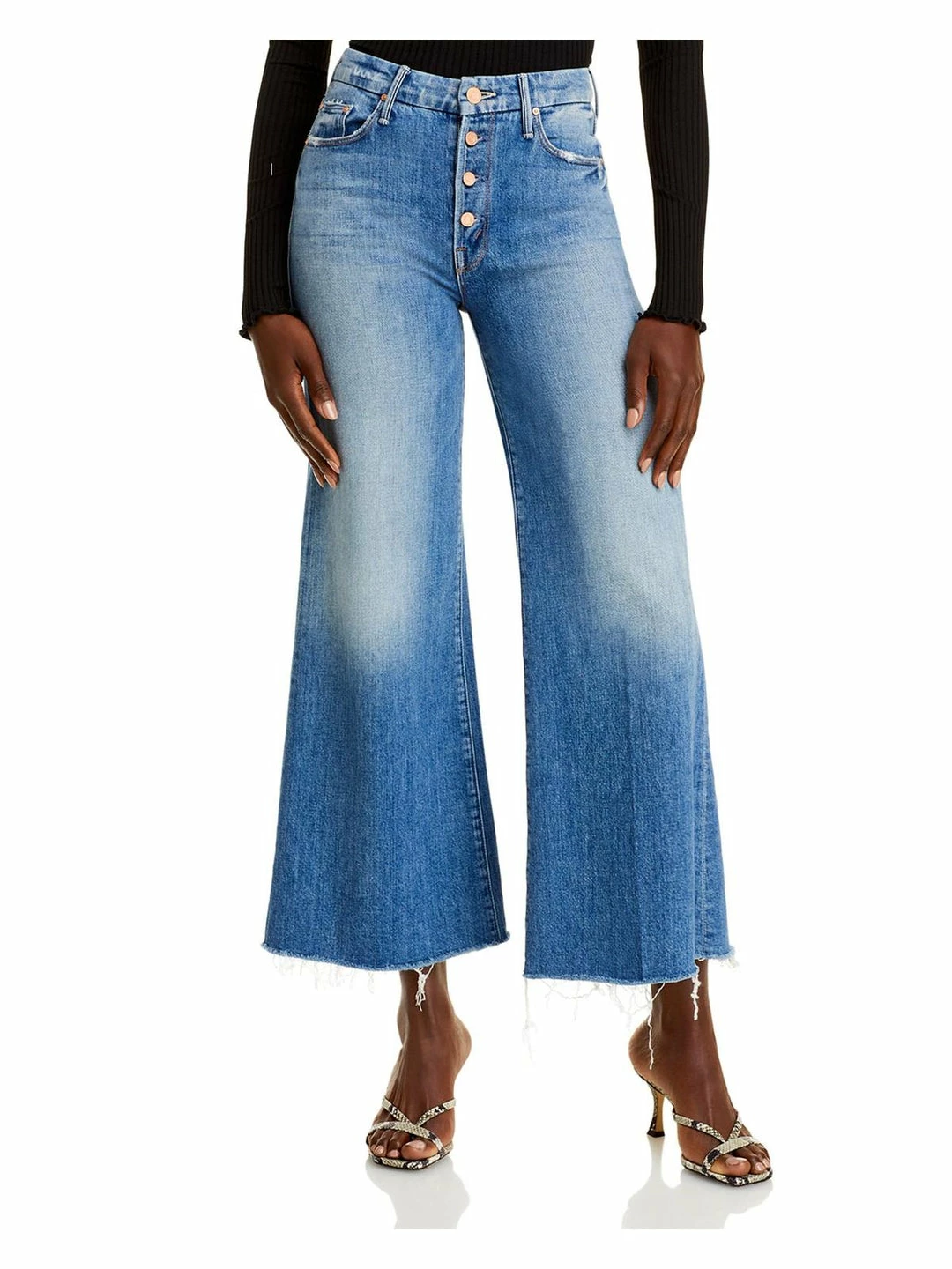 Flash Sale ๐ฅฐ Mother The Pixie Roler ๐ฉ Womens Wide Leg Fray Ankle ๐ Jeans โ 3 Flash Sale ๐ฅฐ Mother The Pixie Roler ๐ฉ Womens Wide Leg Fray Ankle ๐ Jeans โ