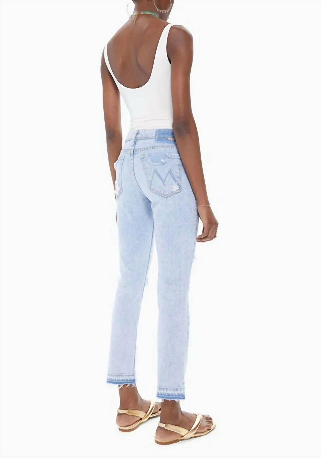 Coupon ๐ Mother ๐ฉ women Rascal Ankle Undone Hem Jean in Vacation Temptation ๐ 4 Coupon ๐ Mother ๐ฉ women Rascal Ankle Undone Hem Jean in Vacation Temptation ๐ - Image 2