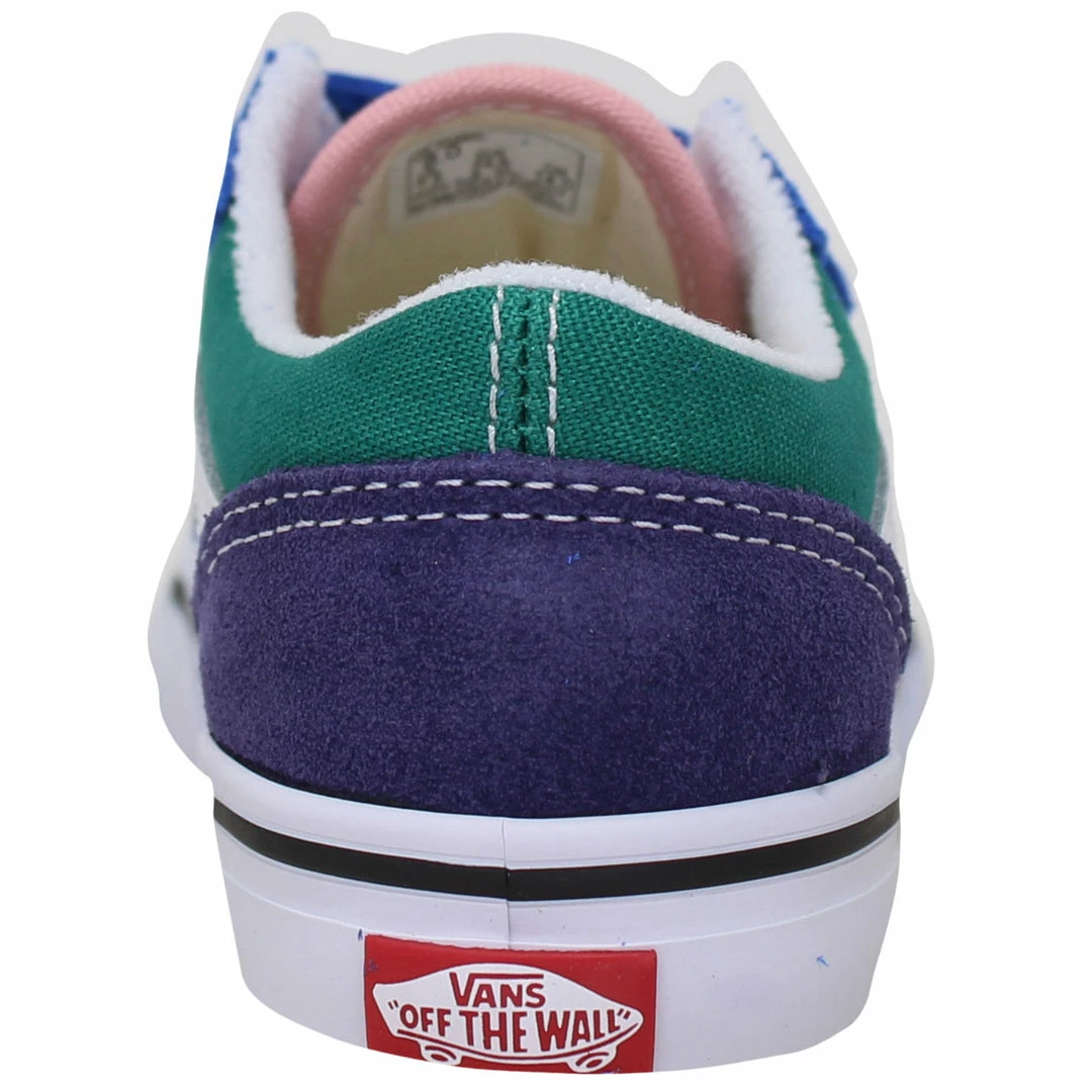 Hot Sale 👏 kids Vans Old Skool V Blue/Green-White VN000D3Y9EJ Toddler 😀 5 Hot Sale 👏 kids Vans Old Skool V Blue/Green-White VN000D3Y9EJ Toddler 😀 - Image 3