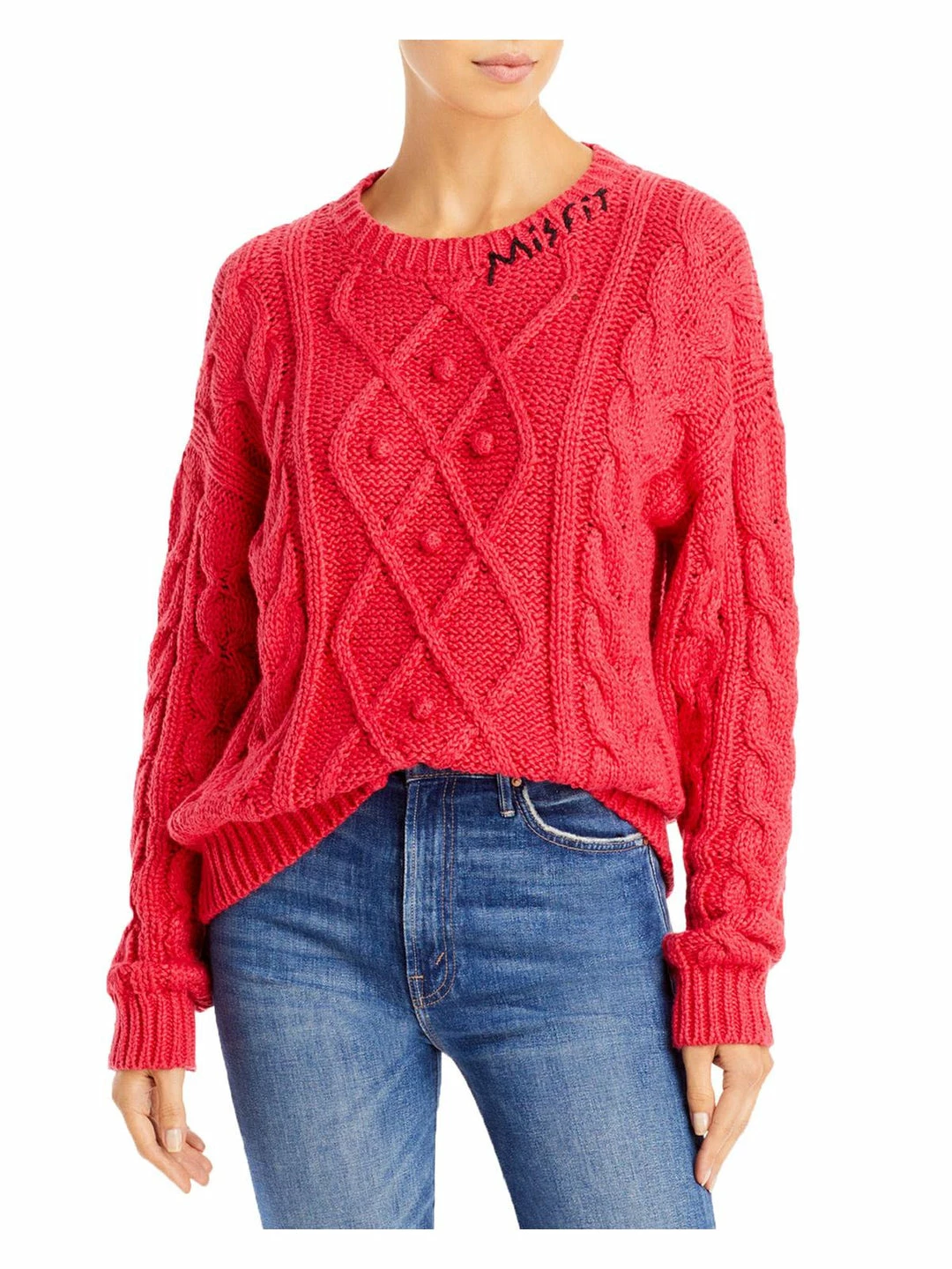 Buy ๐งจ Mother The Jumper ๐ฉ Womens Cable Knit Crew Neck Pullover Sweater ๐ 3 Buy ๐งจ Mother The Jumper ๐ฉ Womens Cable Knit Crew Neck Pullover Sweater ๐