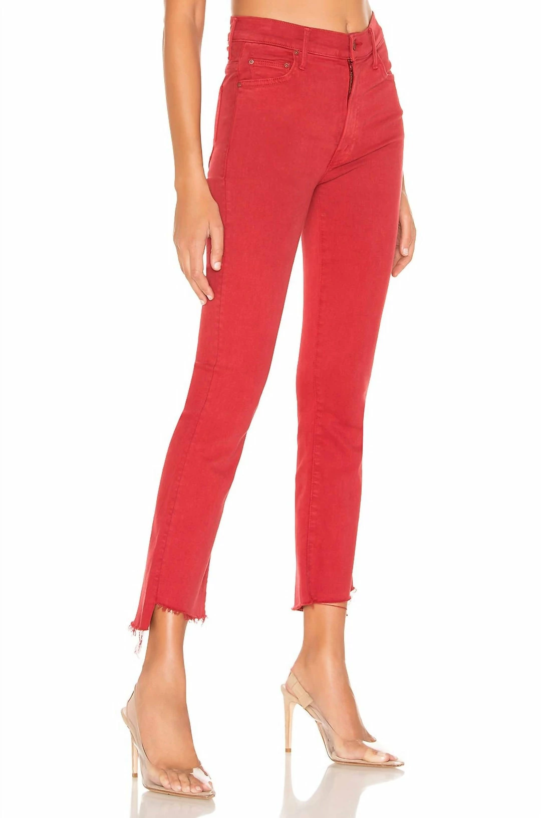 Buy ๐ฅ Mother ๐ฉ women Insider Crop Step Fray Jean in Hot Rod Red ๐ 4 Buy ๐ฅ Mother ๐ฉ women Insider Crop Step Fray Jean in Hot Rod Red ๐ - Image 2
