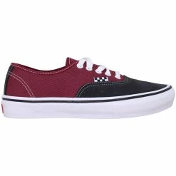 Best Sale 🧨 Vans Skate Authentic Asphalt/Pomegranate VN0A5FC8249 Men's 👏