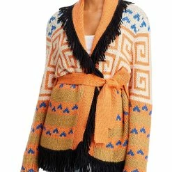 Cheap ๐ฏ Mother ๐ฉ Womens Alpaca Blend Fringe Cardigan Sweater ๐ฅฐ