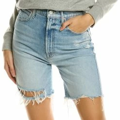 Buy 💯 women 👩 MOTHER Smokin' Resting Beach Face Short Jean 👍