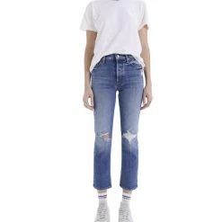 New 🎁 Mother 👩 women Tomcat Straight Leg Jean in Seriously Truce 👍