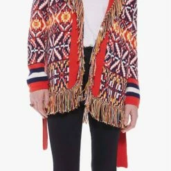 Best deal ๐ Mother ๐ฉ women The Belted Short Cardigan in Bass Culture ๐ฏ